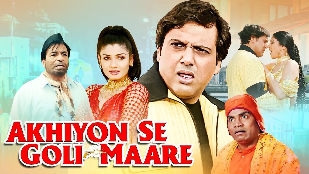 Akhiyon Se Goli Maare Full Movie | Govinda, Raveena Tandon | Kader Khan | Superhit Comedy Film