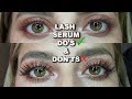 THE TRUTH ABOUT LASH SERUM AND GROWING LONG LASHES!