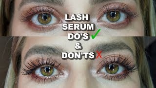 THE TRUTH ABOUT LASH SERUM AND GROWING LONG LASHES!