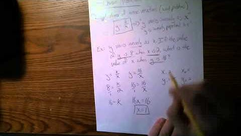 Inverse Variation Word Problems