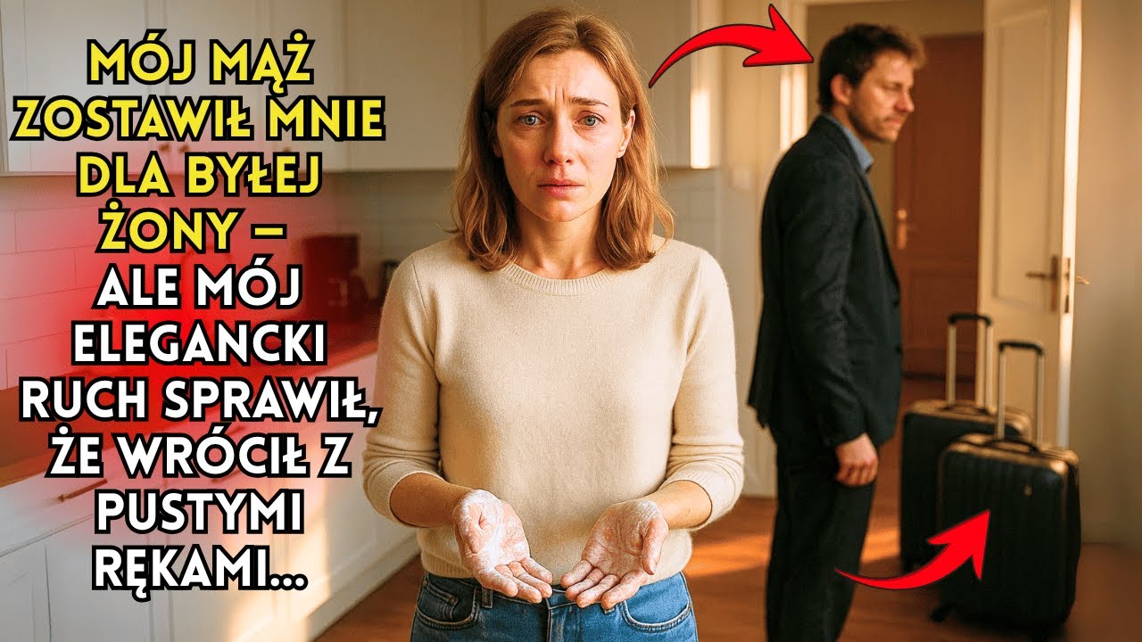 Mój mąż zostawił mnie dla byłej żony — ale mój elegancki ruch sprawił, że wrócił z pustymi rękami…