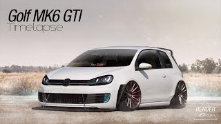 Golf 6 GTI Virtual Tuning / RENDER40FOUR
