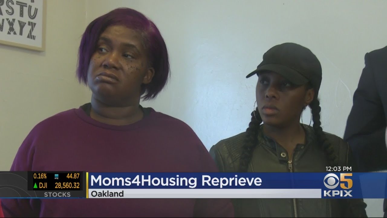 Single Homeless Moms Get Reprieve On Eviction From Oakland Home