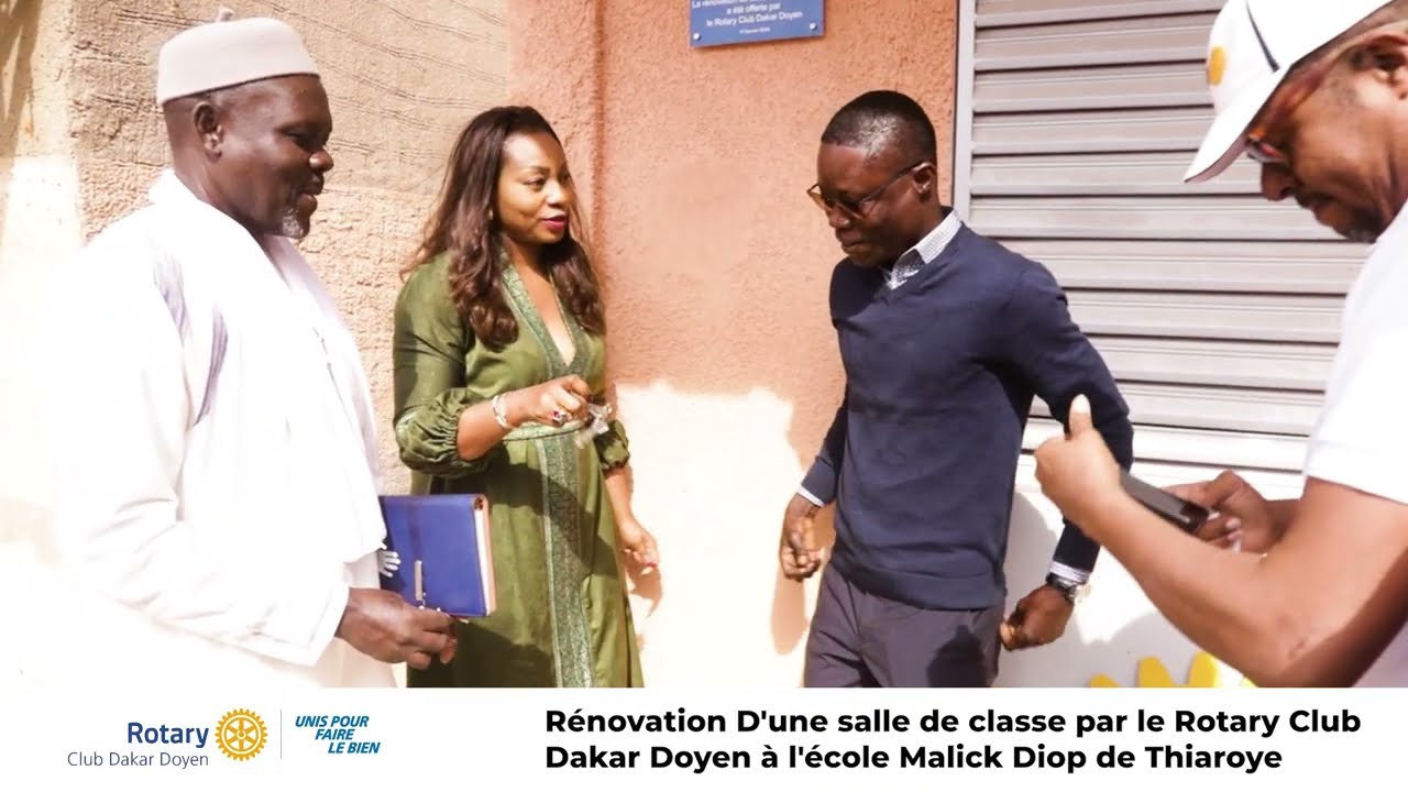 Video Rotary Club Dakar Doyen à Thiaroye