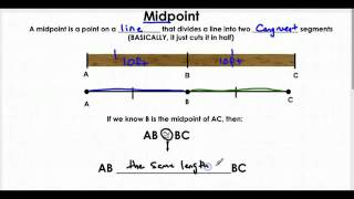 Movie   1-3 Midpoints and Bisectors