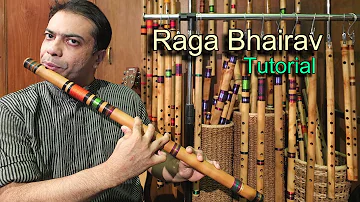 Raga Bhairav - Bansuri Flute Tutorial - Zubair Malik - Flute Training Centre