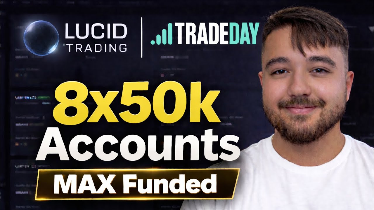 Attempting MAX Funded With Lucid & TradeDay 8 x 50k Accounts | Day 4
