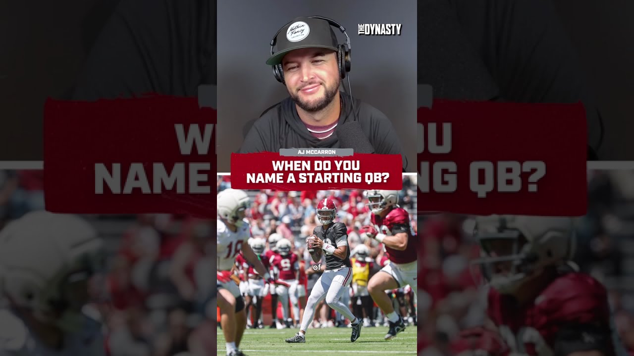When Do You Name a Starting QB?