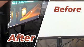 How to fix white flickering in monitor