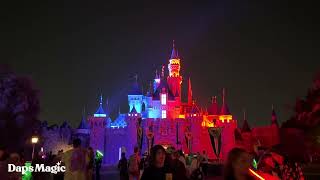 Sleeping Beauty Castle | Disneyland After Dark: Star Wars Nite 2024   4K