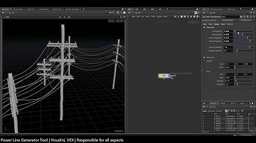 Procedural Power Line Generator Tool Breakdown