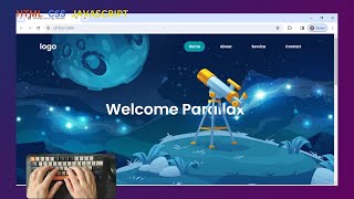 ASMR Programing - How to make Parallax scrolling website in html css and JS