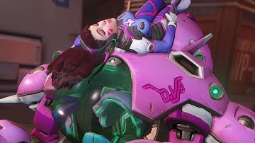 RAW VIDEO | OVERWATCH | DVA | CLASSIC | LYING AROUND | HIGHLIGHT INTRO | GIBRALTAR