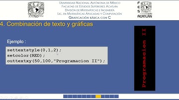 Introducción a programación de gráficos en Lenguaje C