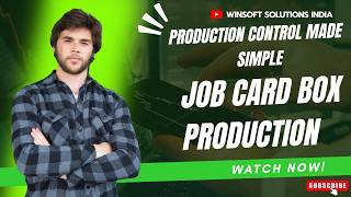 Job Card Box Production Process in ERP Software