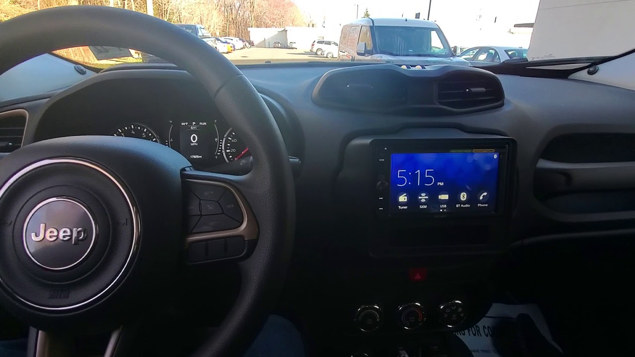 2017 Jeep Renegade Sony Ax210 Carplay Android Auto Blind Spot
