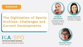 ICA/SPO Webinar – The Digitisation of Sports Archives: Challenges and Current Developments
