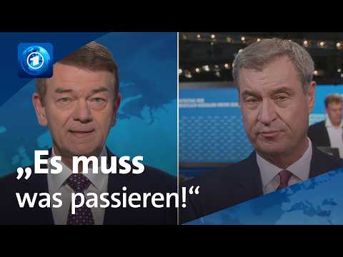 csu parteitag in münchen: markus söder im interview