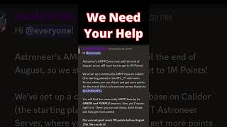We Need Your Help to Reach 1 MILLION Points! - Astroneer AMPP