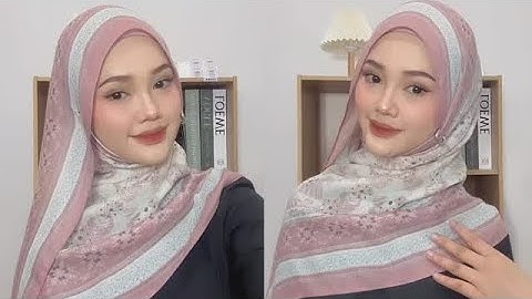 ARABISCHE PASHMINA Hijab-tutorial 💞😍 #tutorial #hijabstyle #trending