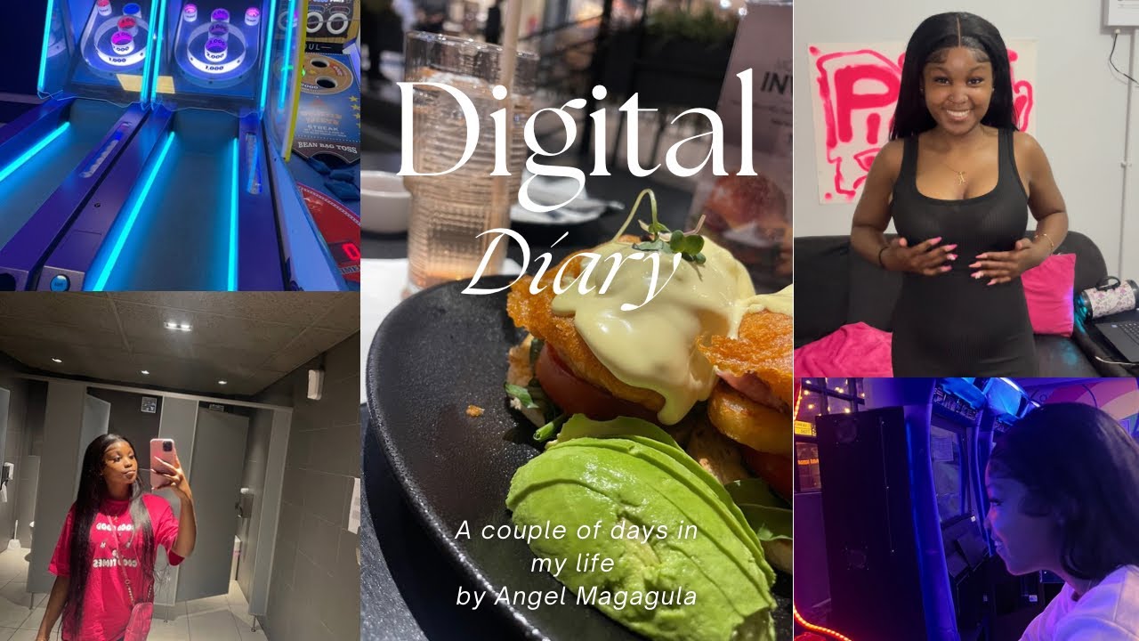 Digital diary(episode 8)// hanging out with friends 🩷+ a lot of shopping 🛍️ + date night 🎳+many more