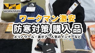 ワークマンプラス秋冬インナー小物｜メリノウールTシャツと靴下で防寒対策【購入品】