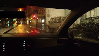 Autofahrt im Nachtregen: Regengeräusche im fahrenden Auto (zum Einschlafen und Entspannen)