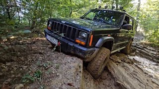 Jeep Cherokee XJ - Got Stuck In Clay - The Winch Saved Me by V8AmericanMuscleCar 5,354 views 8 months ago 8 minutes, 55 seconds