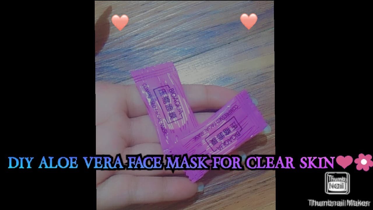 DIY ALOEVERA MASK FOR CLEAR SKIN