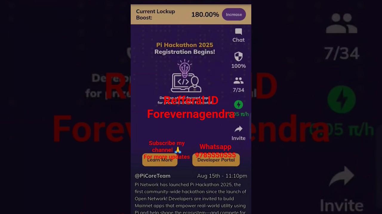 how to mine Pi network efficiently. make your mining rate fast! 