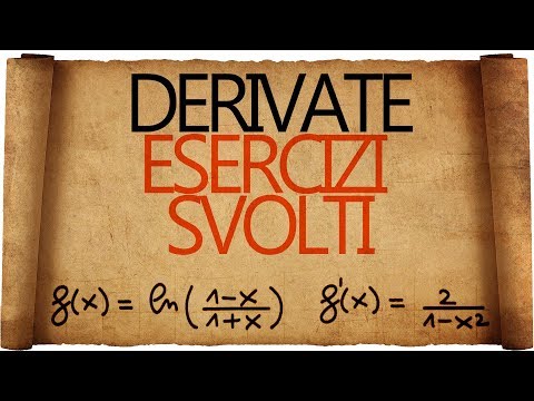 Video: Come Trovare La Derivata