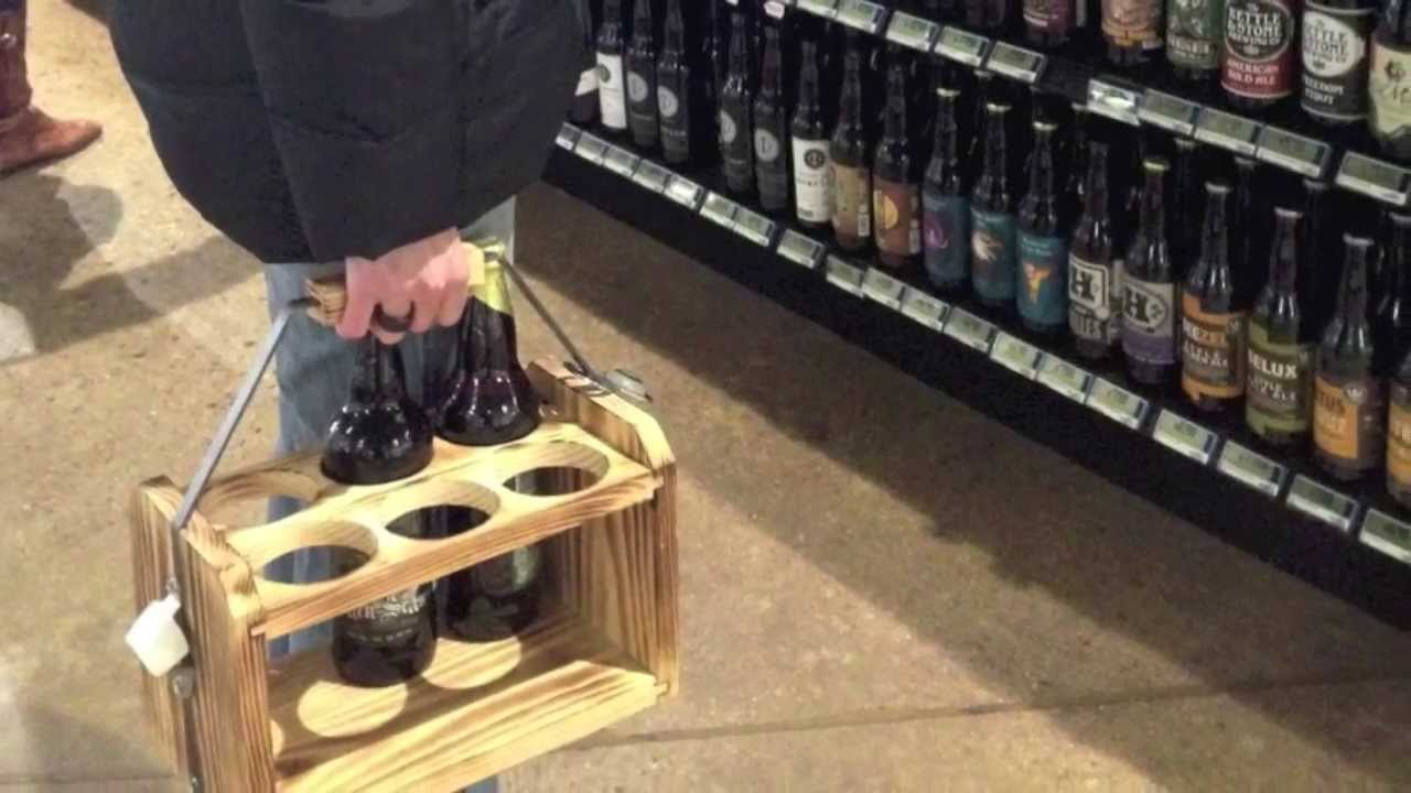 Craft Beer Hound's Bomber Tote In Action