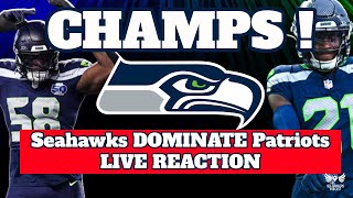 CHAMPS!!! Instant Reaction: Seahawks Destroy the Patriots -  Super Bowl LX Champions!!!!!