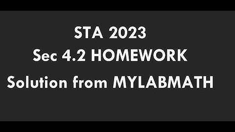 Sec 4.2 Least Squares Regression HW
