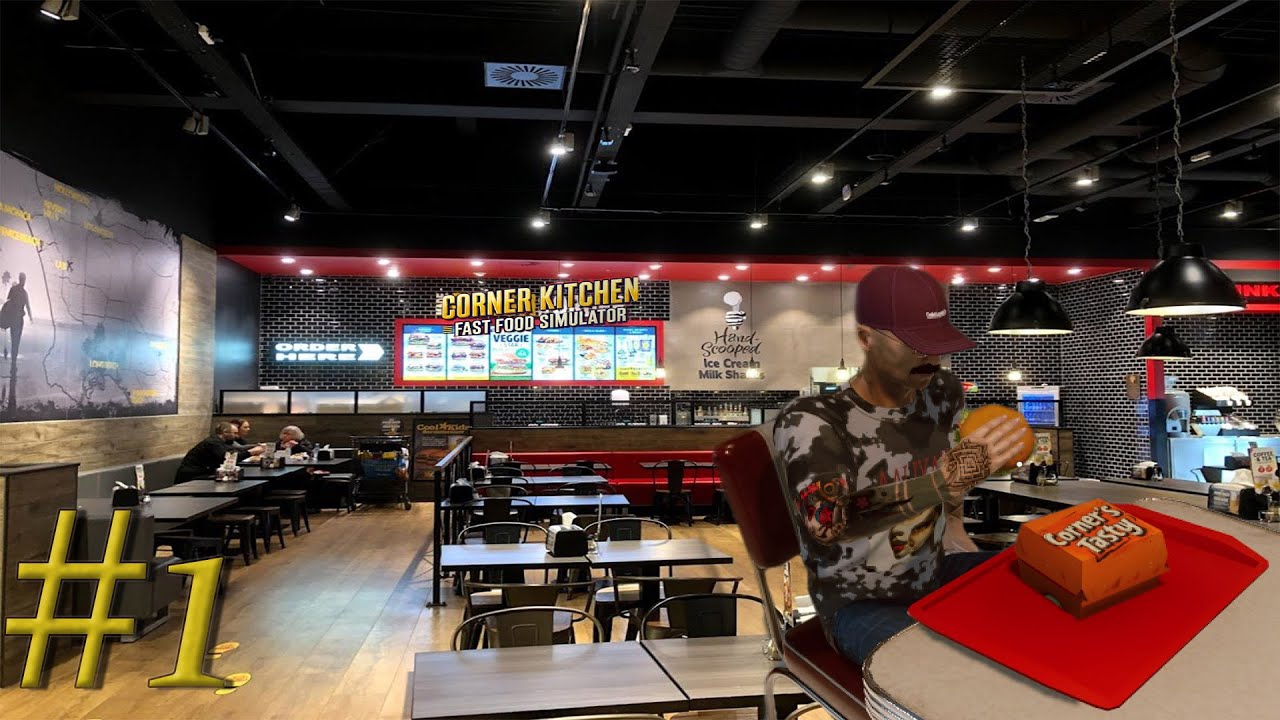 Meg nyitom a sarki gyors éttermemet! Corner Kitchen Fast Food Simulator Demo #1