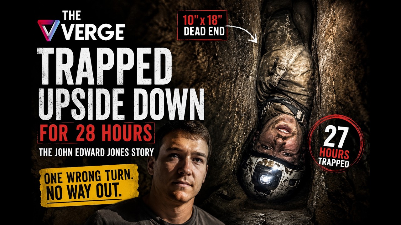 The Cave That Trapped a Man Upside Down for 28 Hours