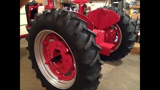 Farmall Super M Rebuild Ep.51: Installing The Rear Wheels, Wheel Weights & New Fenders