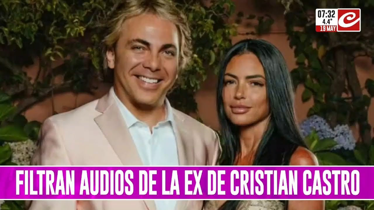Los polémicos audios de la exnovia de Cristian Castro: "Es un sucio, dejaba todo el baño cagad..."