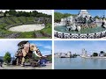 5 urboj en okcidenta Francio: Bordeaux, La Rochelle, Saintes, Rochefort, Nantes