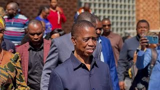 FORMER President Edgar Chagwa Lungu Arriving at the Lusaka Magistrate’s Court