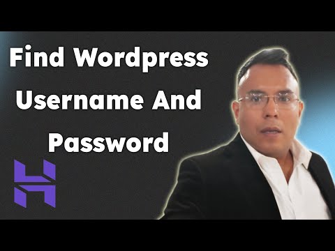 How To Find Wordpress Username And Password In Hostinger  Hostinger Wordpress Username Password 2025
