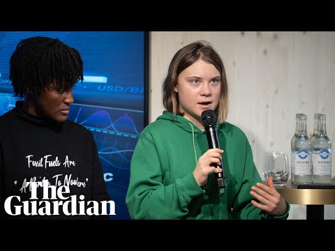 'Absurd that we listen to those causing the climate crisis' in Davos, says Greta Thunberg
