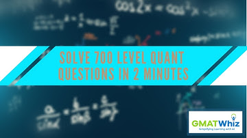 How to Solve 700 level Quant Questions in 2 Mins