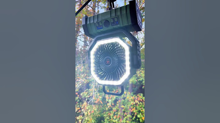 3-in-1 Fan: Light, Power Bank – Perfect for Camping, Outdoors & Power Outages #fok