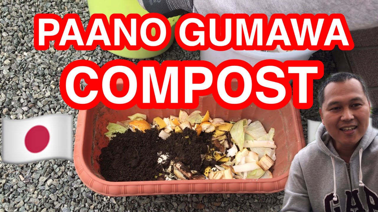 PAANO GUMAWA NG PORTABLE COMPOST PIT MULA SA BASURA SA KUSINA. GULAY AT