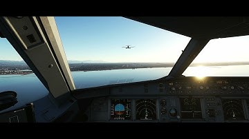 TCAS Alert Close Encounter - Thrilling Fenix A320 Landing at LAX - Microsoft Flight Simulator