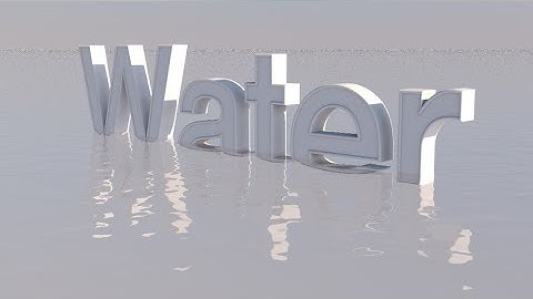 Make Very Realistic Water in Cinema 4D