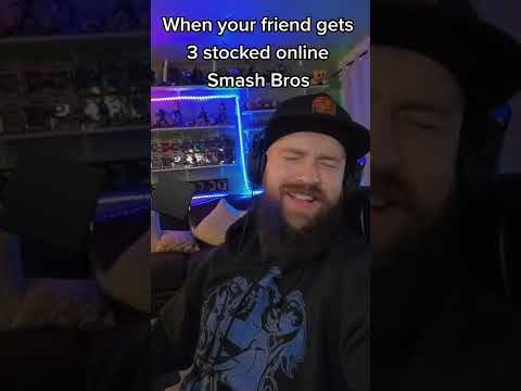 Getting 3 stocked Online Smash Bros be like... #ssbu #smashbros #supersmashbros