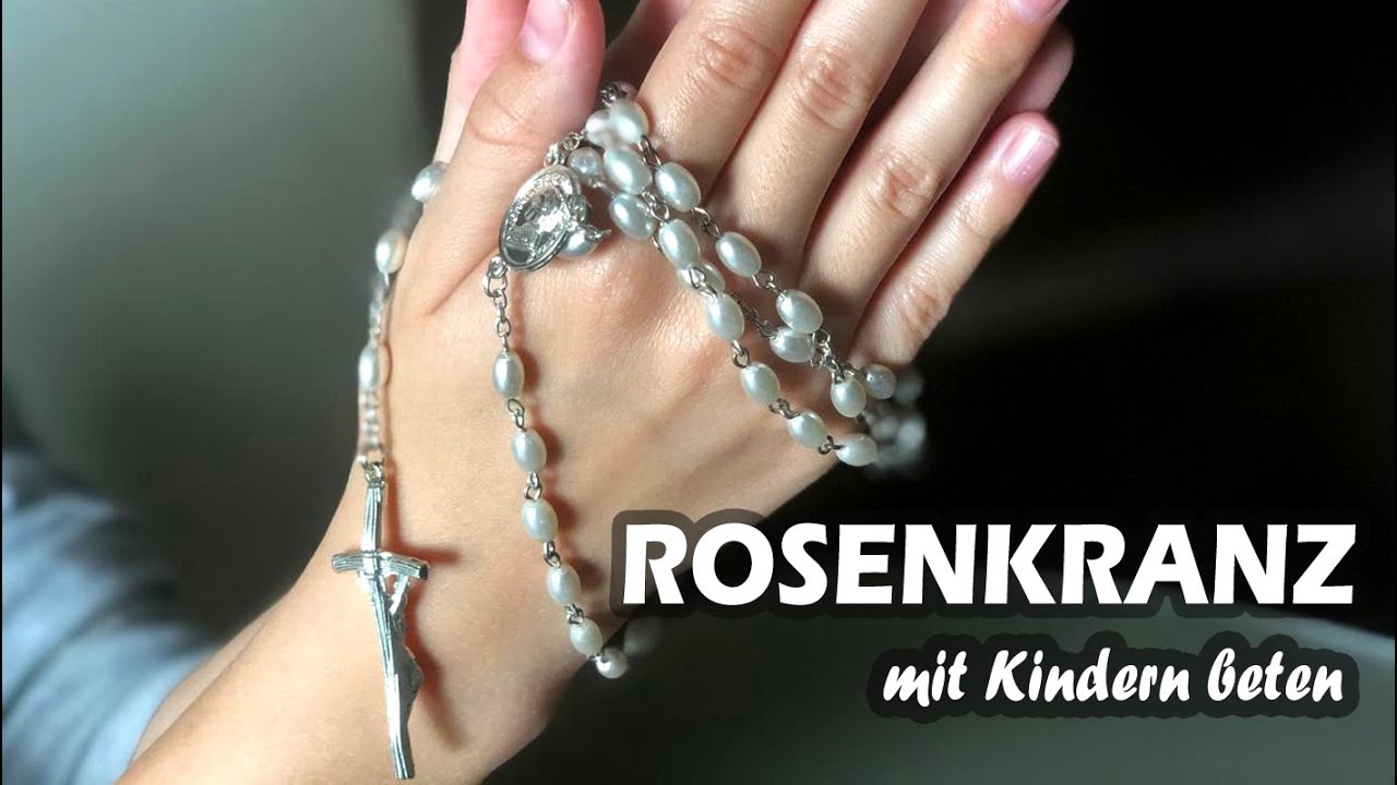 Rosenkranz mit Kommunionkindern beten - YouTube