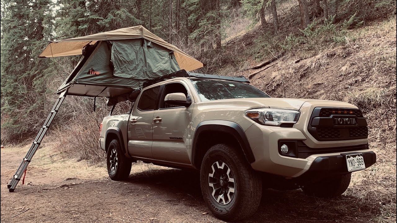 Roof Top Tent Camping | Toyota Tacoma Overlanding - YouTube